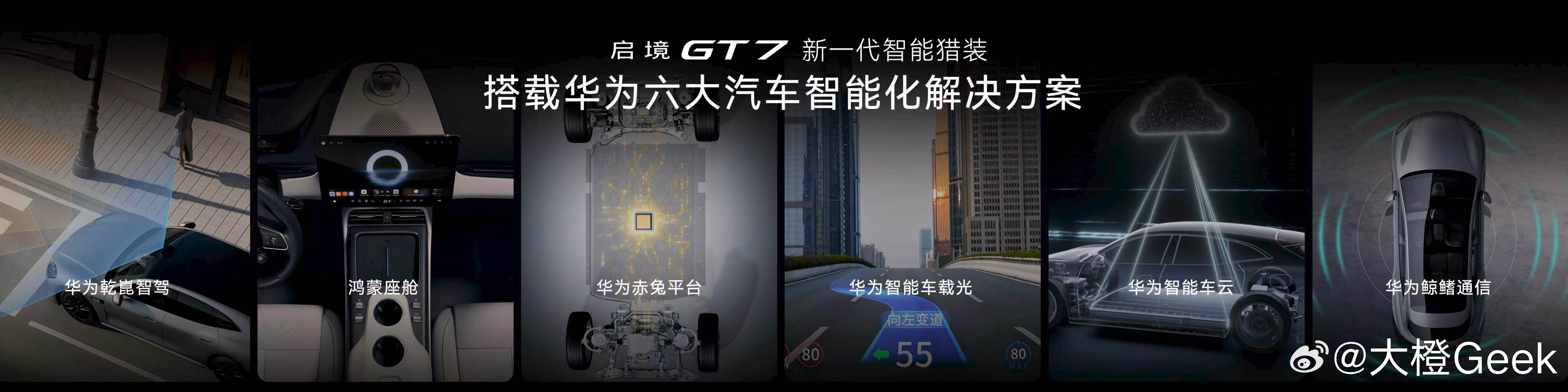 启境GT7华为乾崑满配启境GT7启境汽车百万级智能实力就位，启境GT7直接把未来
