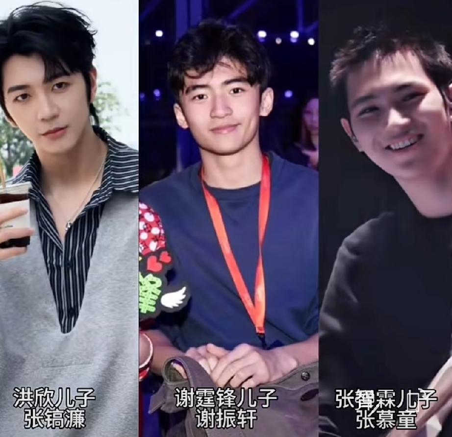 三大高颜值星二代同台比拼！
张慕童、谢振轩、张镐濂。
父辈都是娱乐圈颜值天花板，