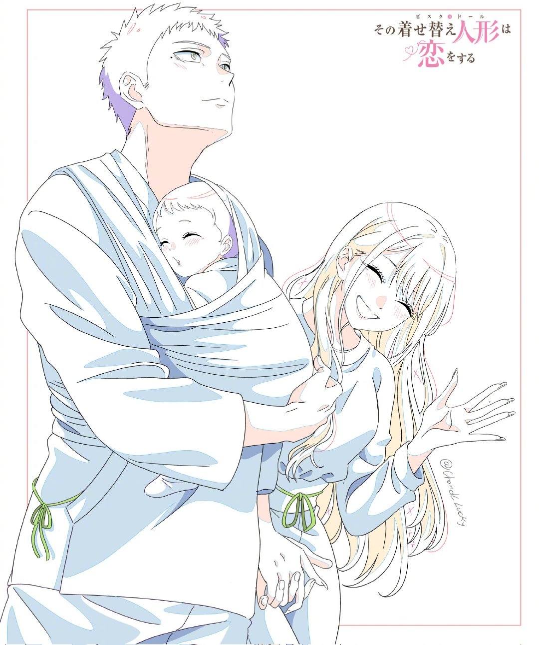 五条新菜与喜多川海梦有孩子了[点赞]（绘：ChandlLucky） ​​​