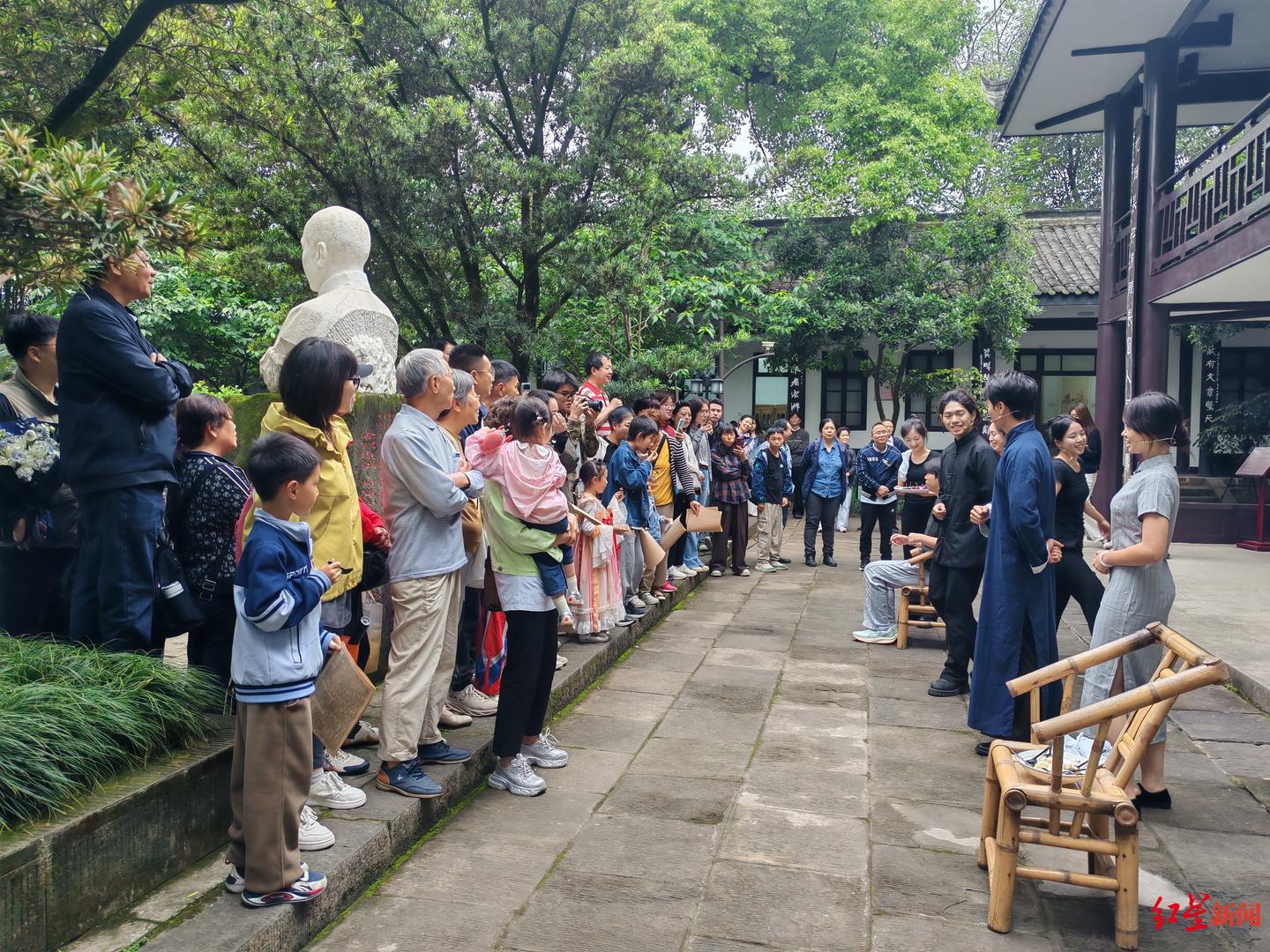环境戏剧《菱窠寻梦》在李劼人故居首演,“五一”前三天可免费观演