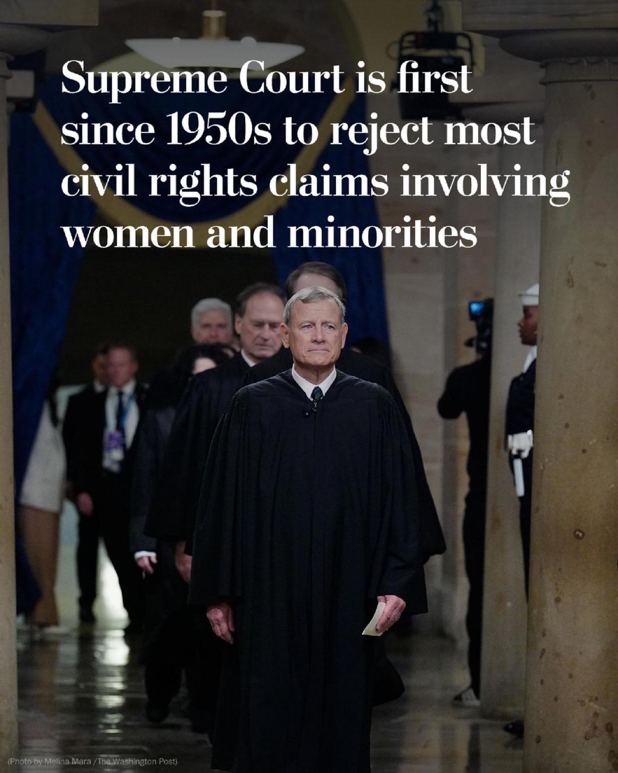 根据为《邮报》进行的分析，由特朗普总统的三位被提名人重塑的、立场极为保守的最高法