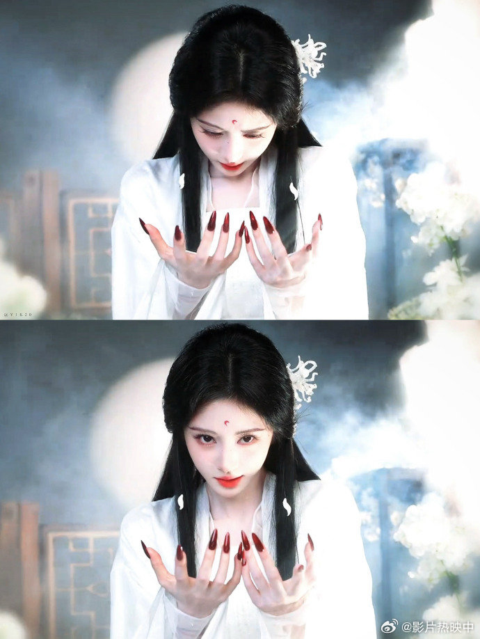 鞠婧祎演完恶女演妖女看到了鞠婧祎这一次的角色预告就觉得很期待，特别是每一套妆容的