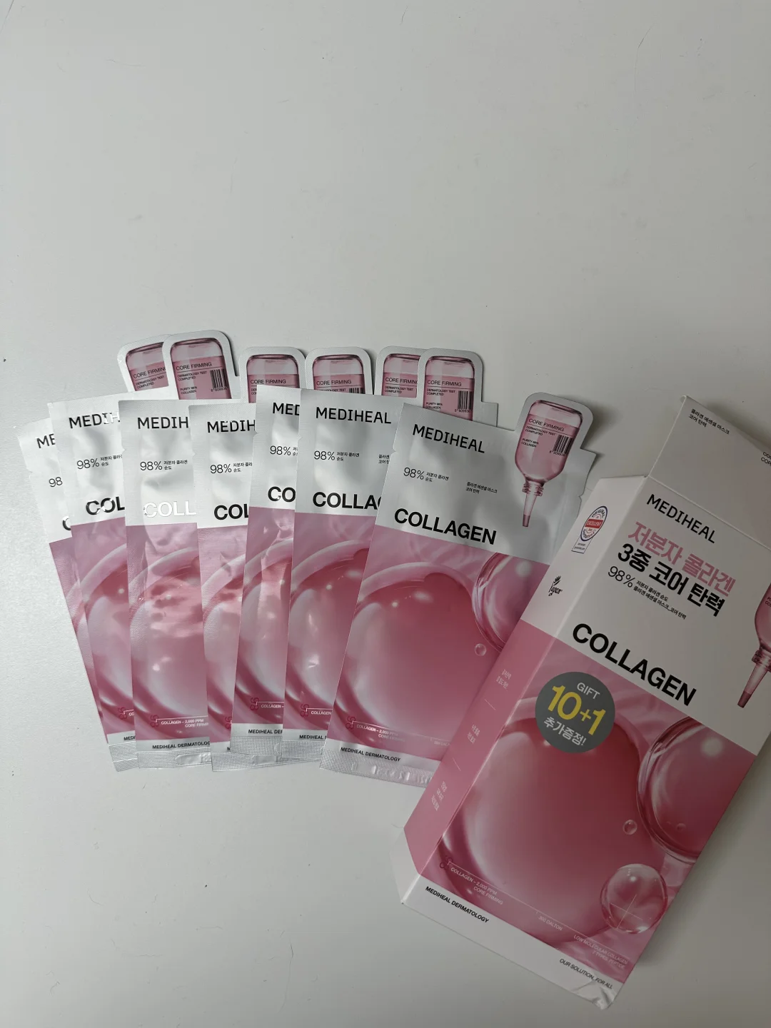 在olive young买盒装面膜一定要数清😡😡😡