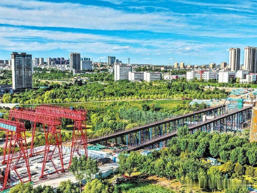 榆林人注意！跨榆溪河双层大桥重大突破，以后上下班再也不用堵在朝阳桥！
 
榆溪大