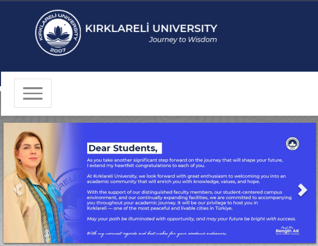 看这所土耳其大学校徽熟悉吗？Kirklareli University。划重点：