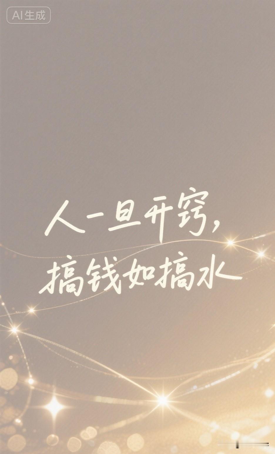 人一旦开窍，搞钱如搞水
人一旦开窍，搞钱如搞水

你有没有发现，身边有些人，明明