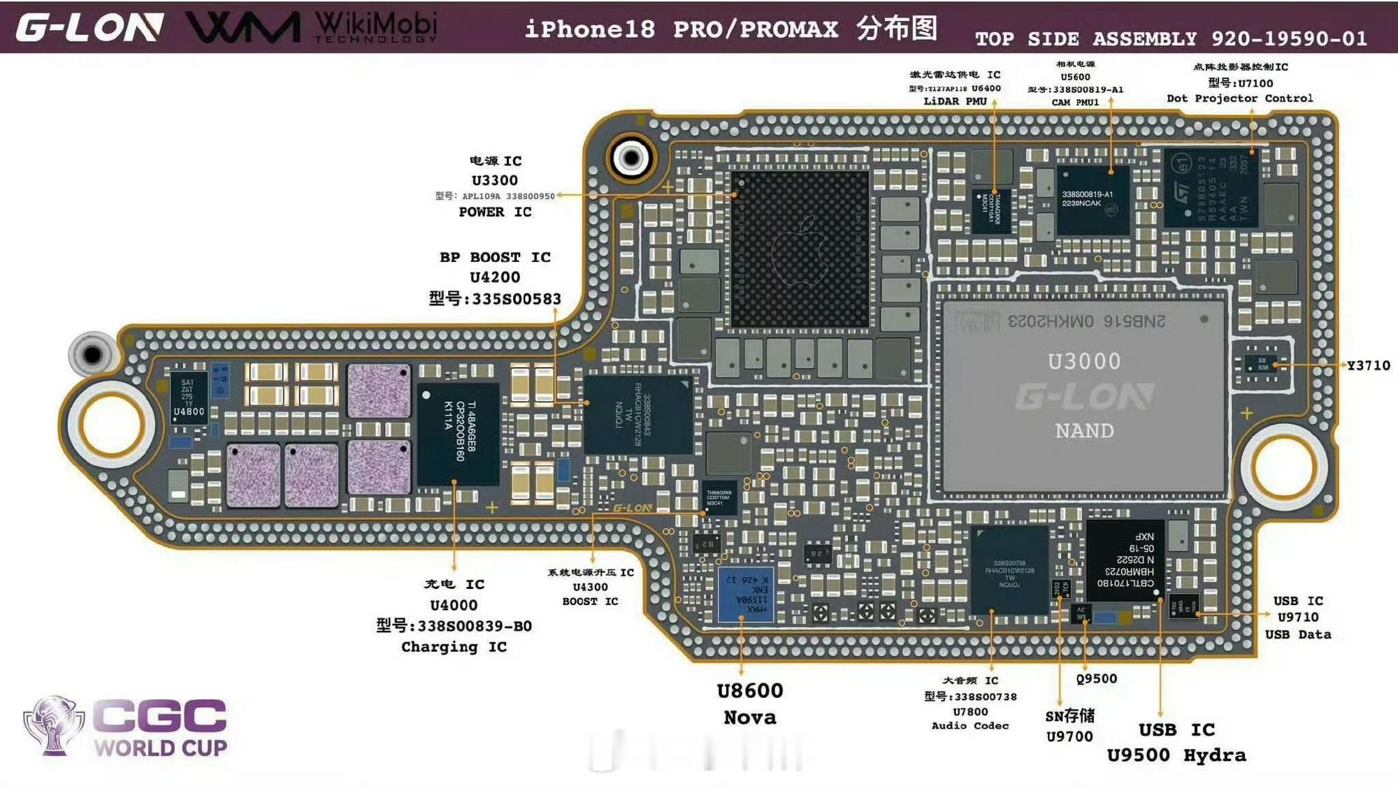 iPhone18Pro主板再曝光7月7日，海外数码博主放出iPhone18 Pr