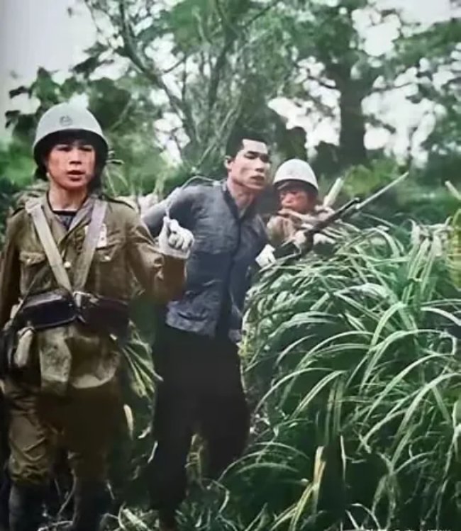 照片上被日军抓捕的中国人，是海南儋县抗日游击队小队长，这也是他留在人世间的最后遗
