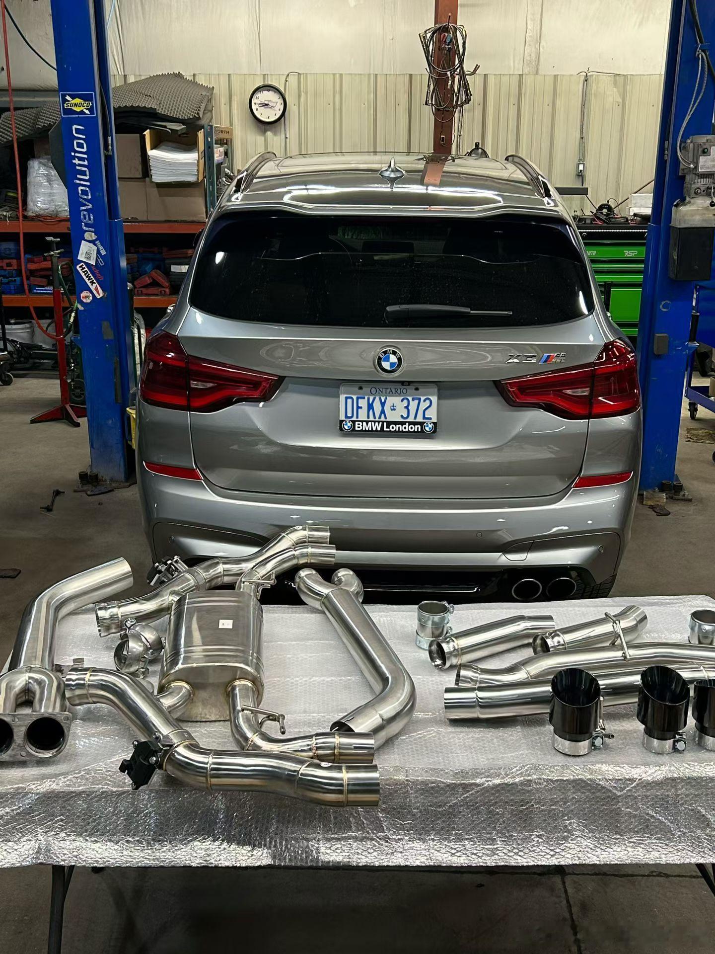 宝马X3M F97 升级CSK中尾段阀门排气 超高性价比 ✅ 