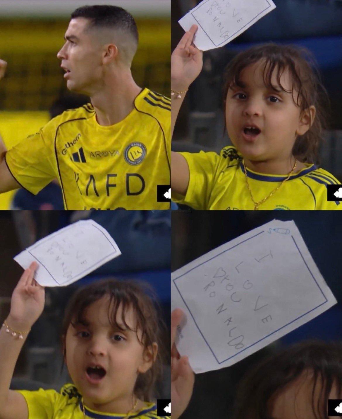 “I love you Ronaldo” 🥹 ​​​