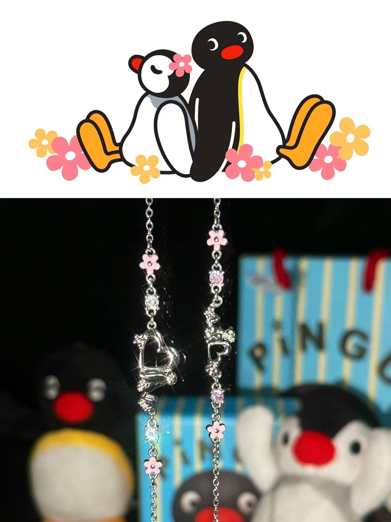 【新品设计灵感揭秘】 Pingu桃运满满闺蜜手链设计灵感🎨：以Pingu兄妹背