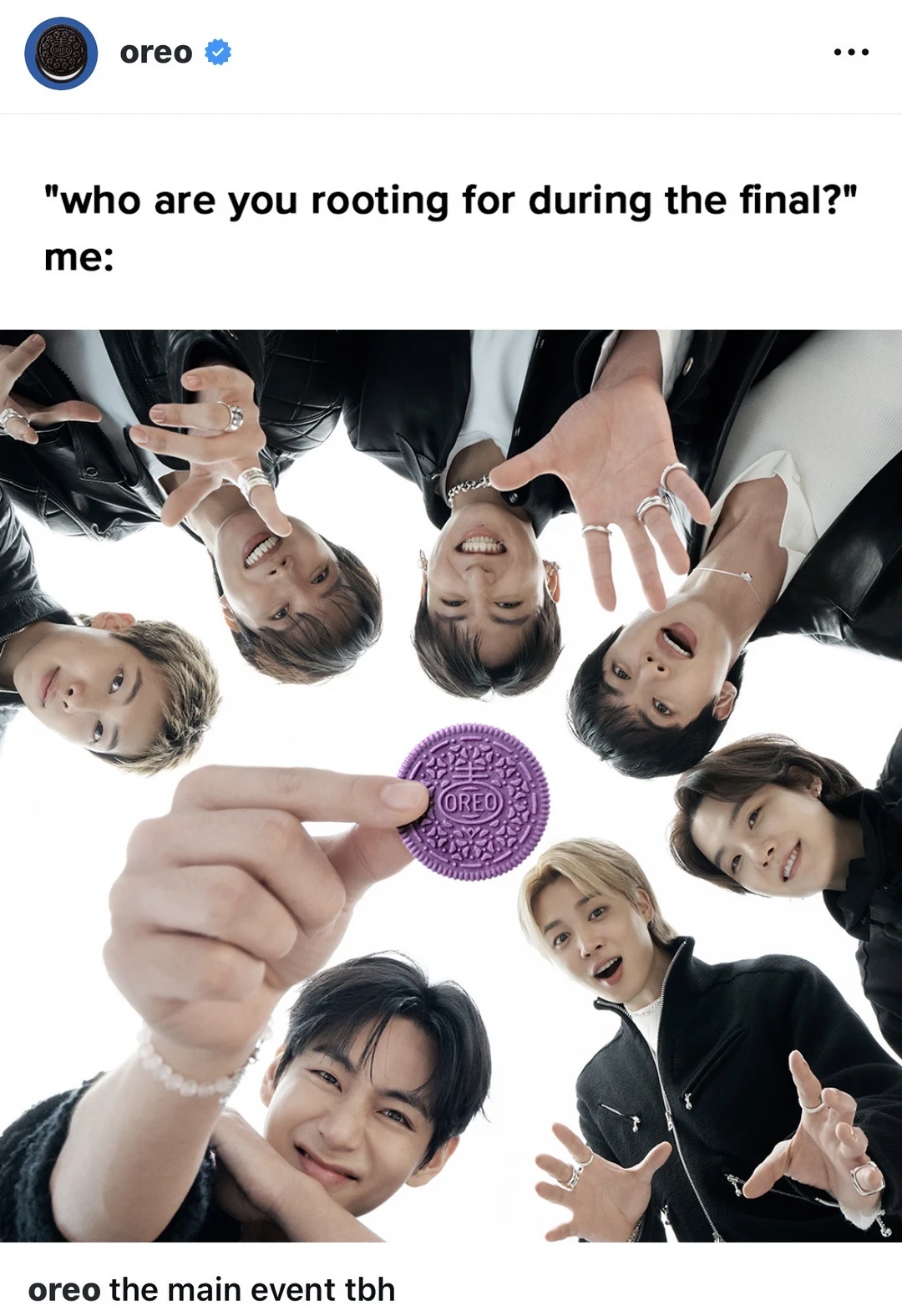 决赛你支持谁啊？当然是💜BTS💜这还用问吗🥴