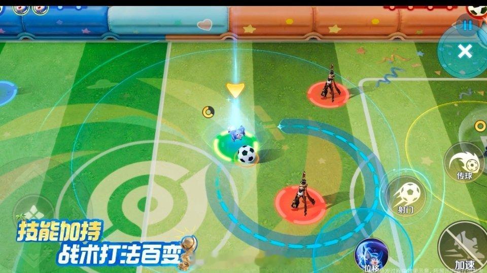 王者荣耀以后在峡谷里也可以踢足球了技能也变成了射门和传球和一些英雄们自己的技能，