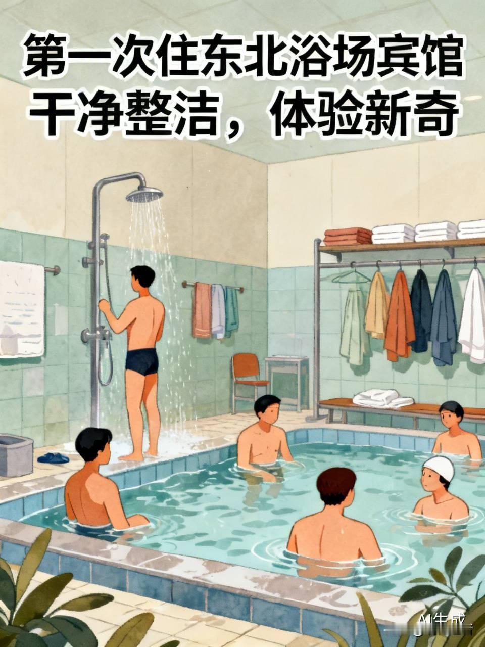 凡事都有第一次，就住宾馆，东北这边有浴场宾馆，我当时就在想，浴场不是洗澡吗，怎么