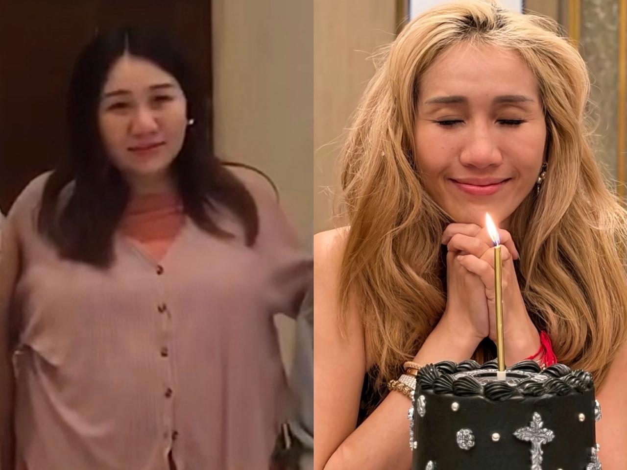 虽然瘦了100斤，但感觉脸明显没之前富态且有神采了。健康才是最重要的。对体重的焦