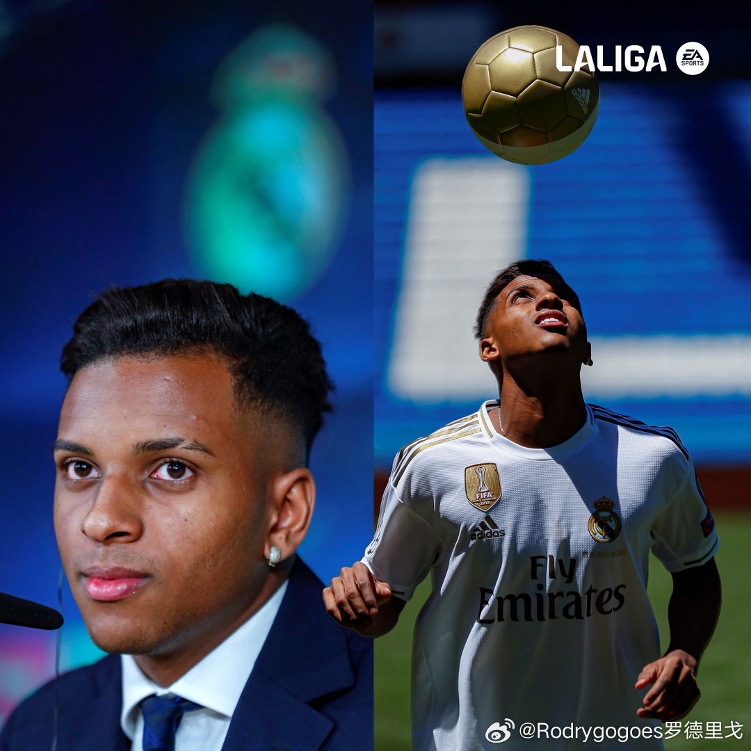 LA LIGA：罗德里戈穿白色球衣非常对味儿世界杯巴西队