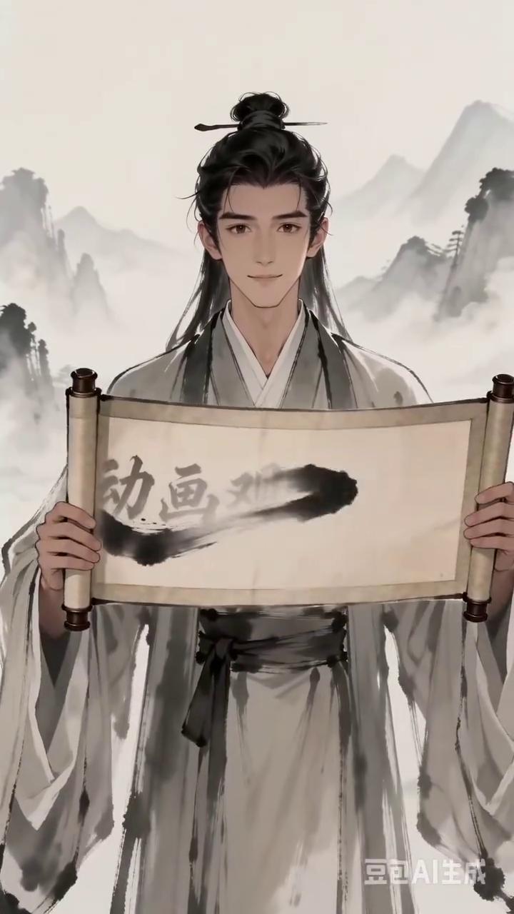 上联：动画观百态，各位才子接下联。
评论留下你的答案。