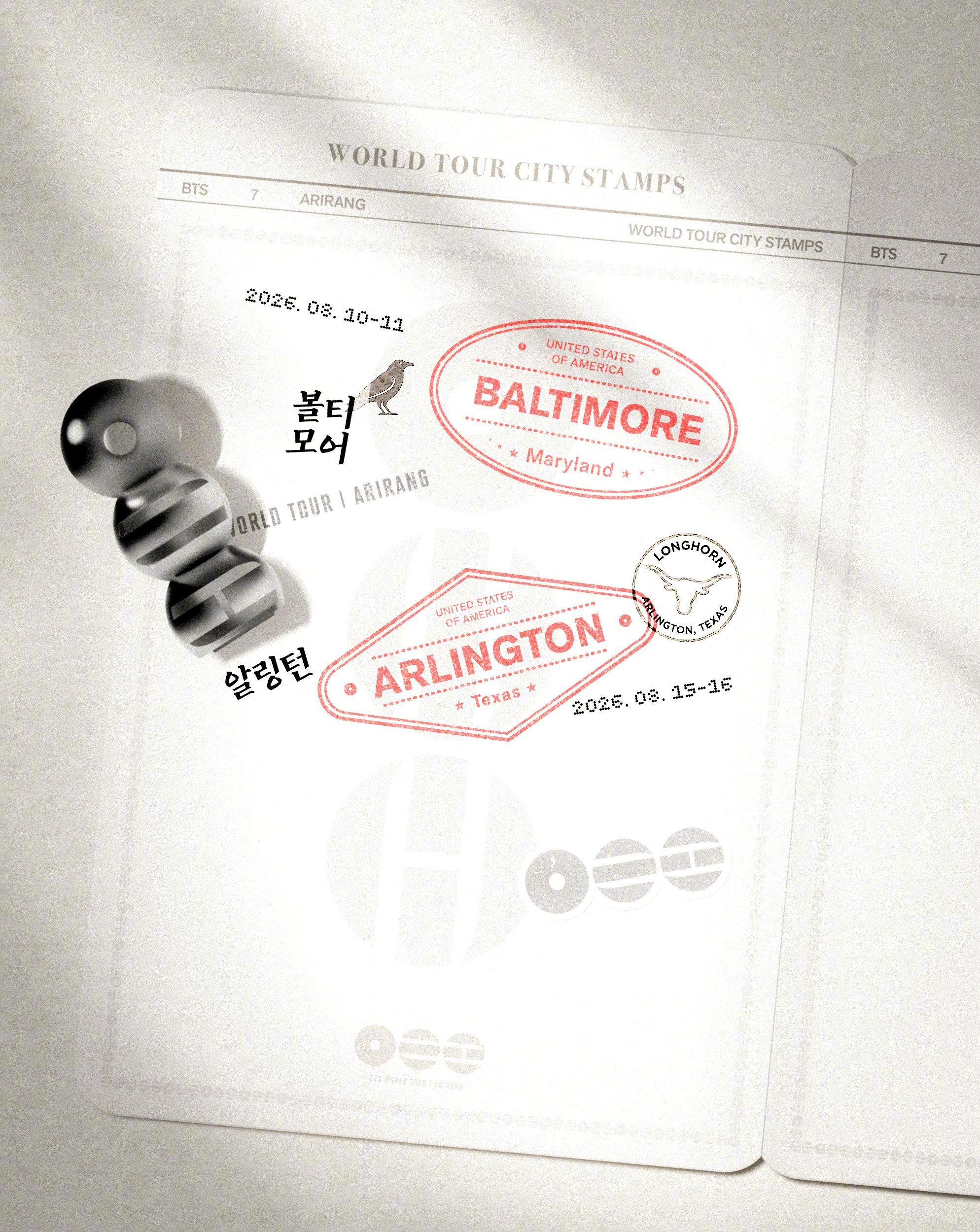 【Twi】防弹少年团BTS WORLD TOUR ‘ARIRANG’STAMP 