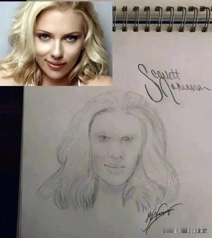 网友画的斯嘉丽-约翰逊……
怎么感觉哈里哈气的

