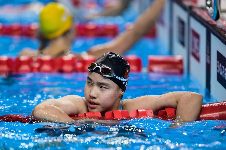 全运会女子200米自由泳半决赛于子迪弃权，毛奕菡入替