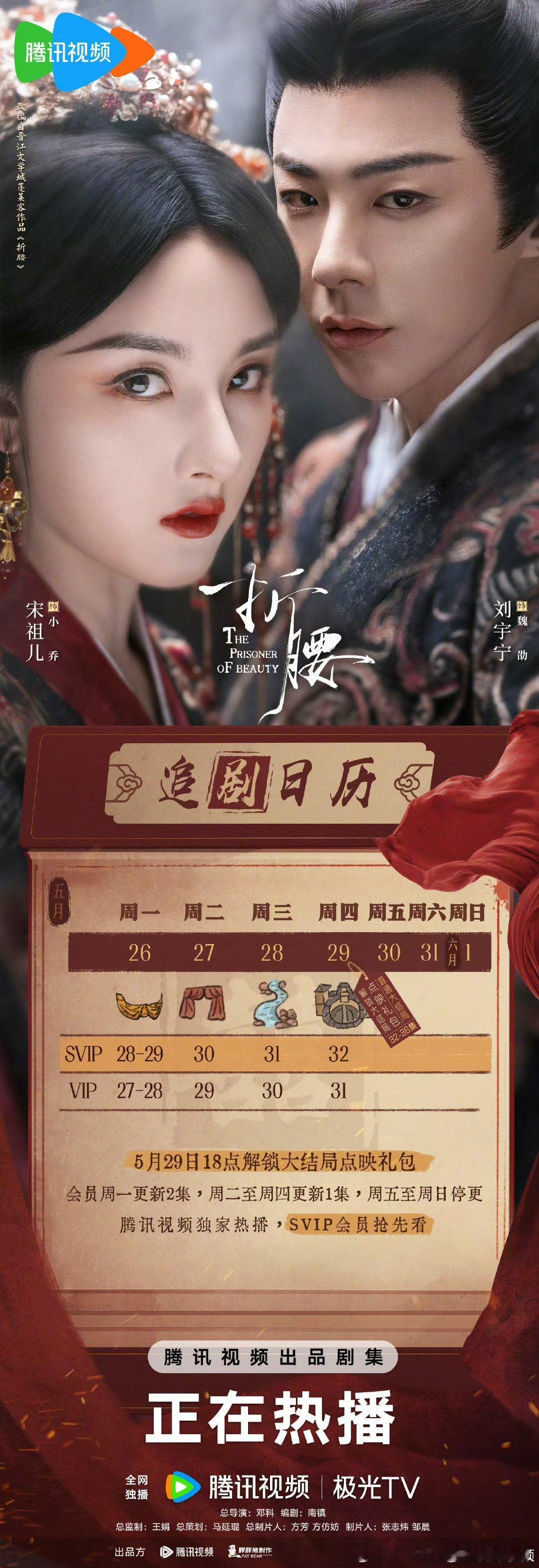 腾讯折腰 5.29开超点，直通大结局。 ​​​
