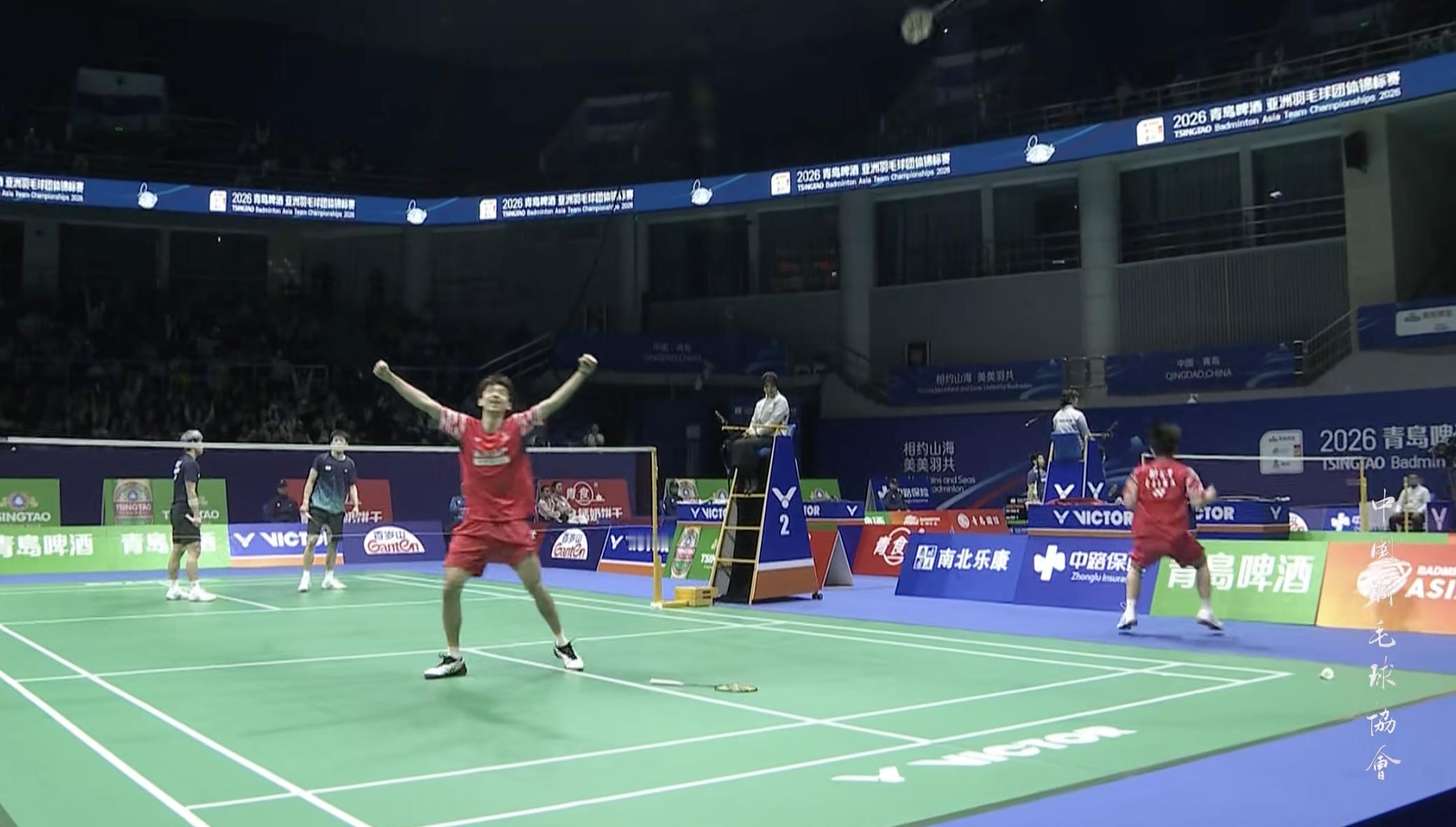 2026亚洲羽毛球团体锦标赛【男团1/4赛：中国🇨🇳 2-0 中国台北】1、