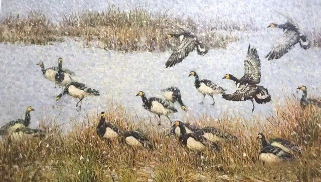 朝鲜画家金哲洙绘画作品欣赏风景遇见艺术遇见美好 ​​​