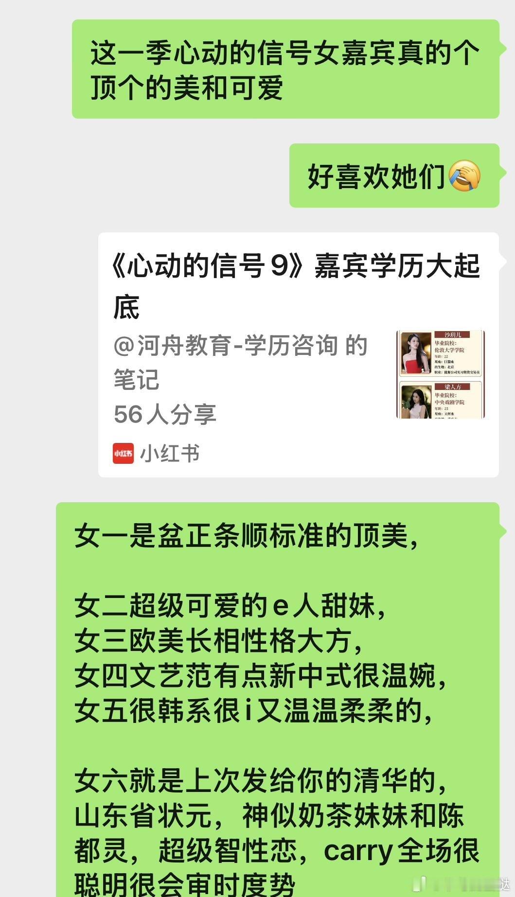 【心动9】💗好喜欢这季的女嘉宾女一盘正条顺标准的硬美，女二欧美长相性格大方，女