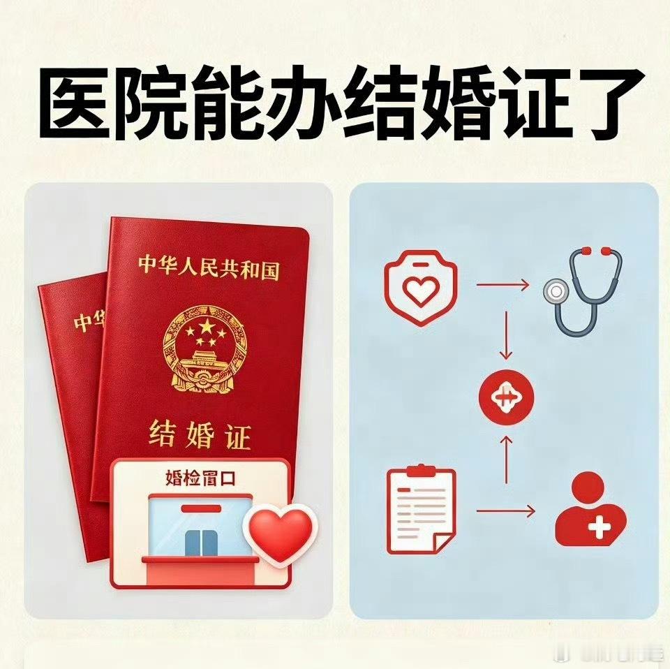 医院能办结婚证了其实 演唱会 音乐节甚至 酒吧 地铁站这种最适合开结婚窗口了