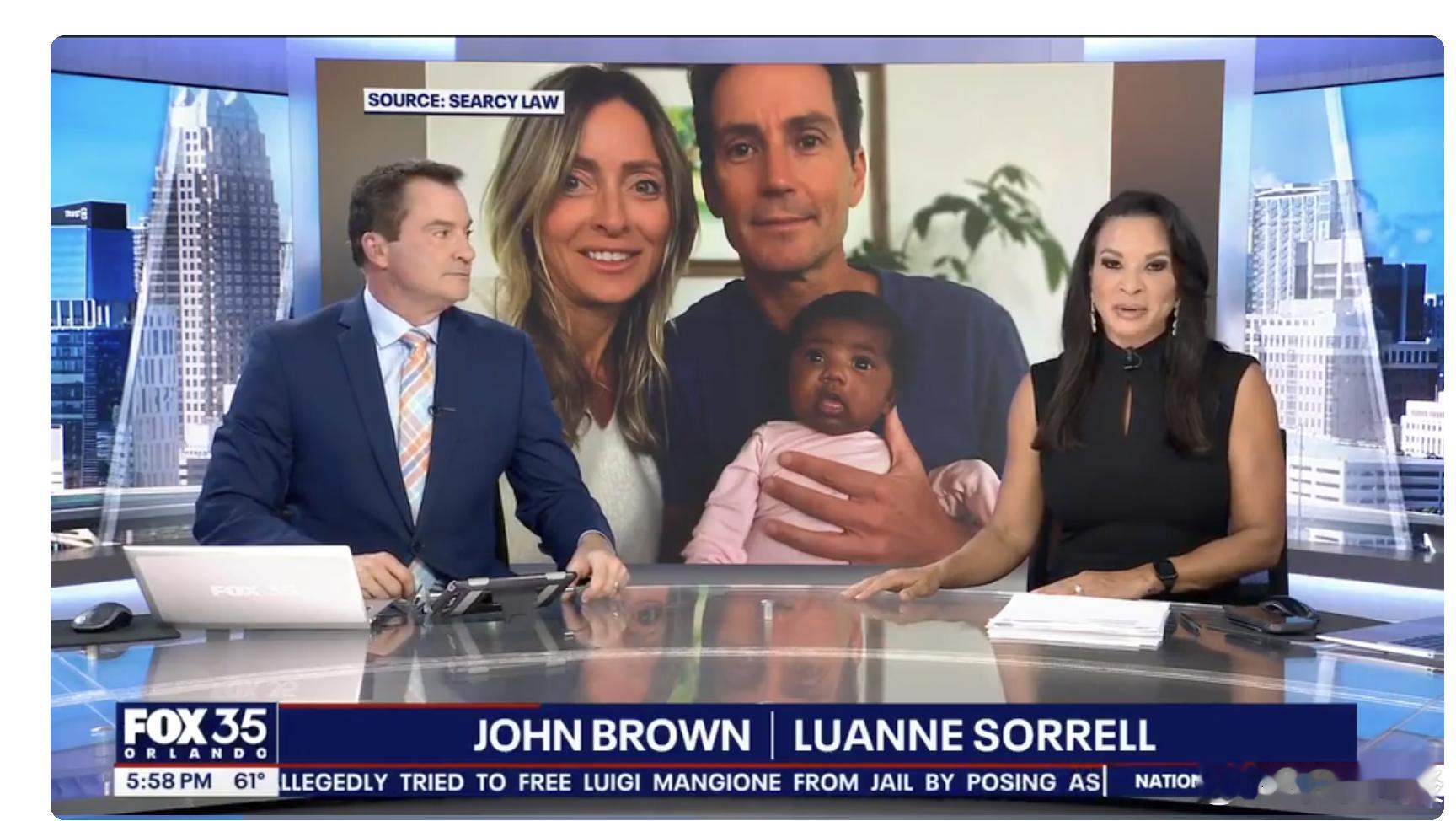 （福克斯）两名佛罗里达州父母对奥兰多一家生育诊所提起诉讼，称他们为该诊所生下了别