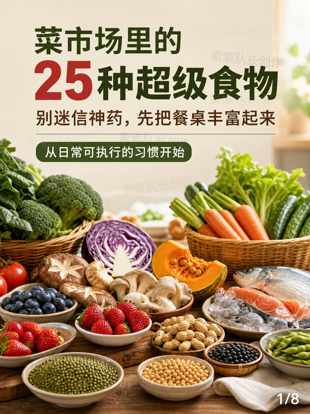 25种超级食物，自然延年益寿，就在你身边！

逆龄一直是一个很玄学的词汇。

索