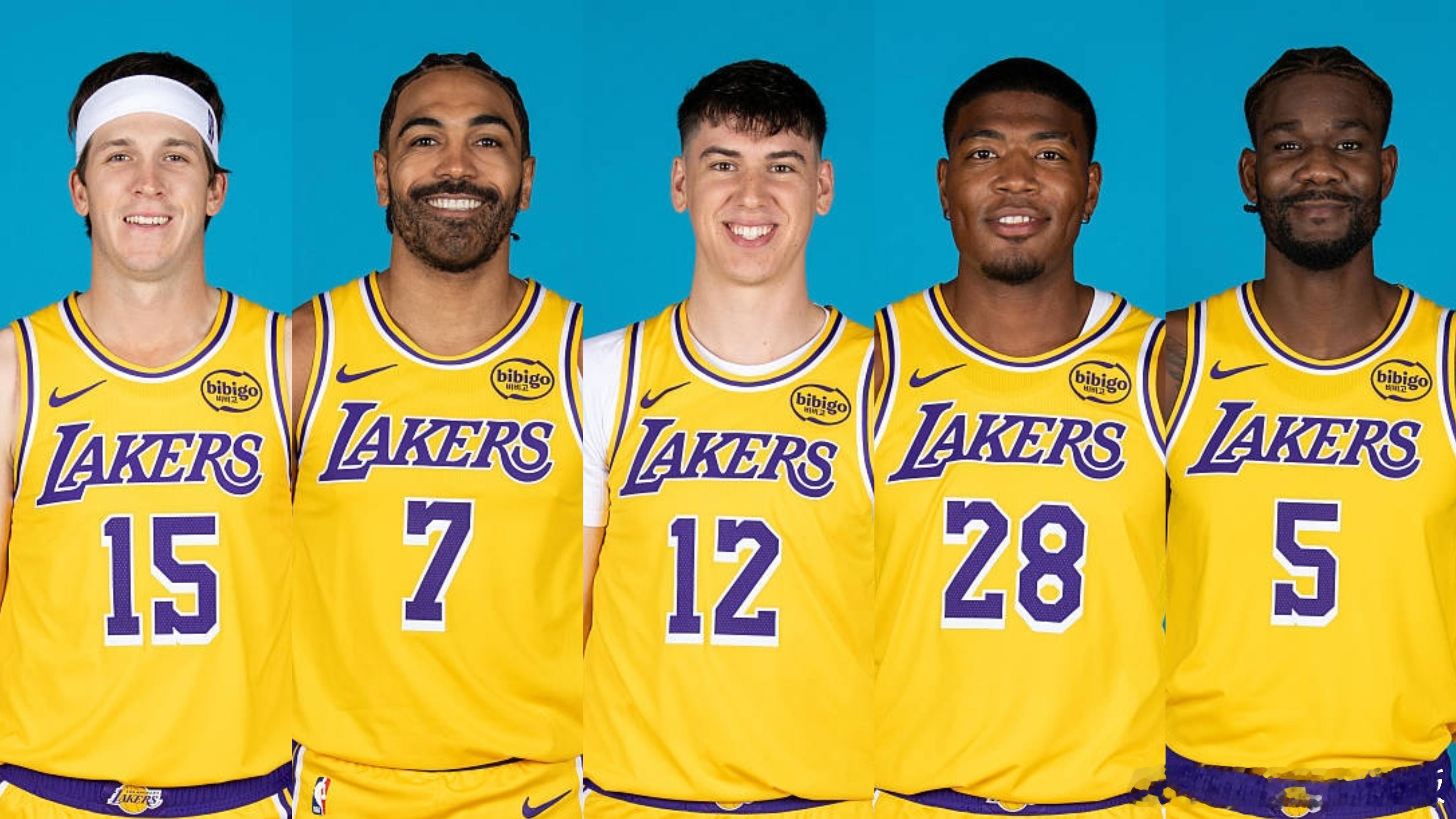 今日湖人首发⬇️里夫斯，文森特，拉拉维亚，八村垒，艾顿！ 