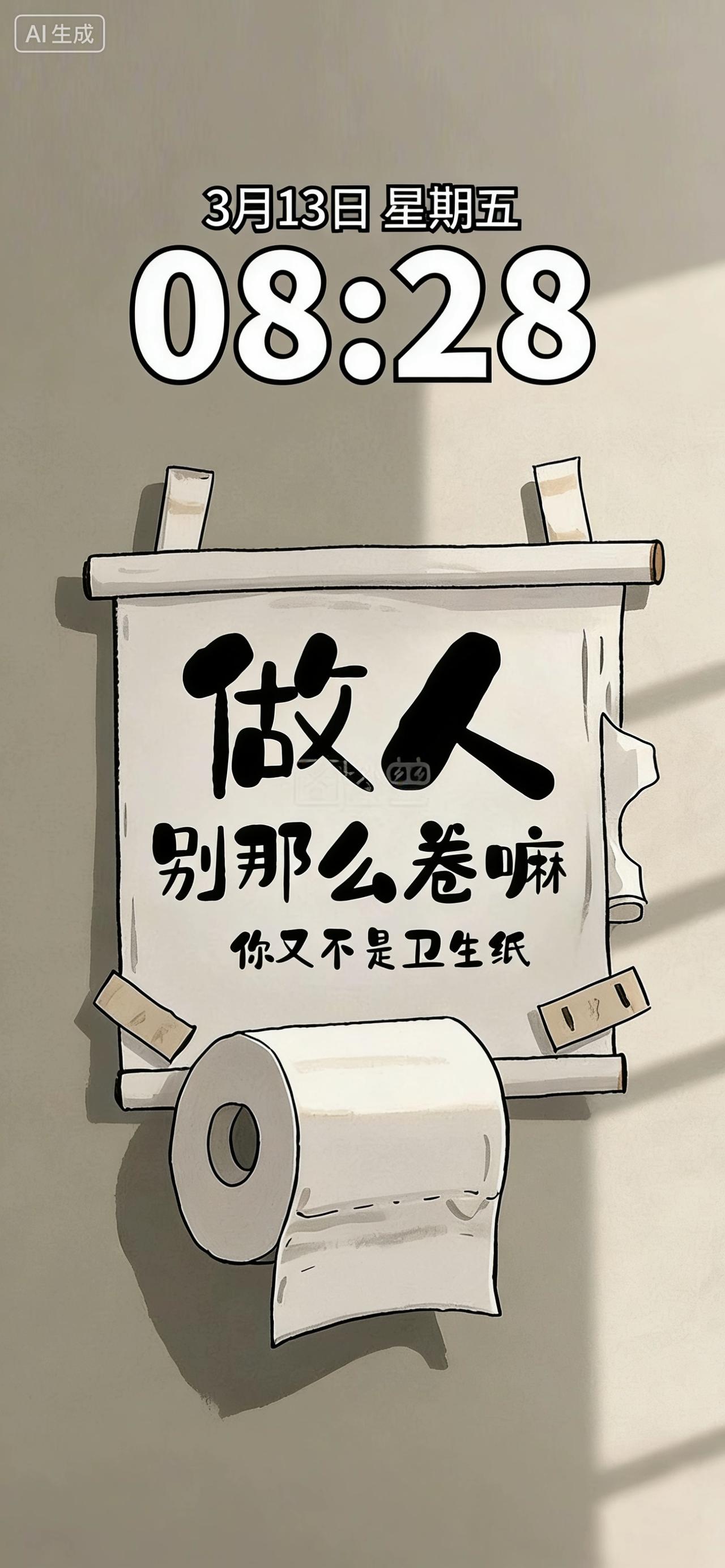 现在的内卷，用一副对联就能说明白：
上联：卷己卷人卷掉一身五花肉
下联：伤钱伤情