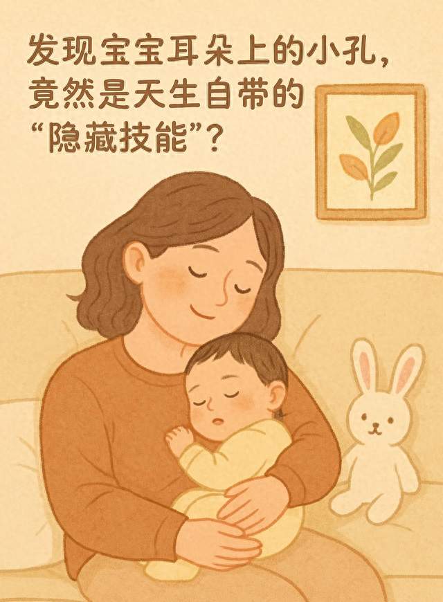 为啥有些宝宝耳朵上有“小孔”？就算医生不说，父母心里也得有数
