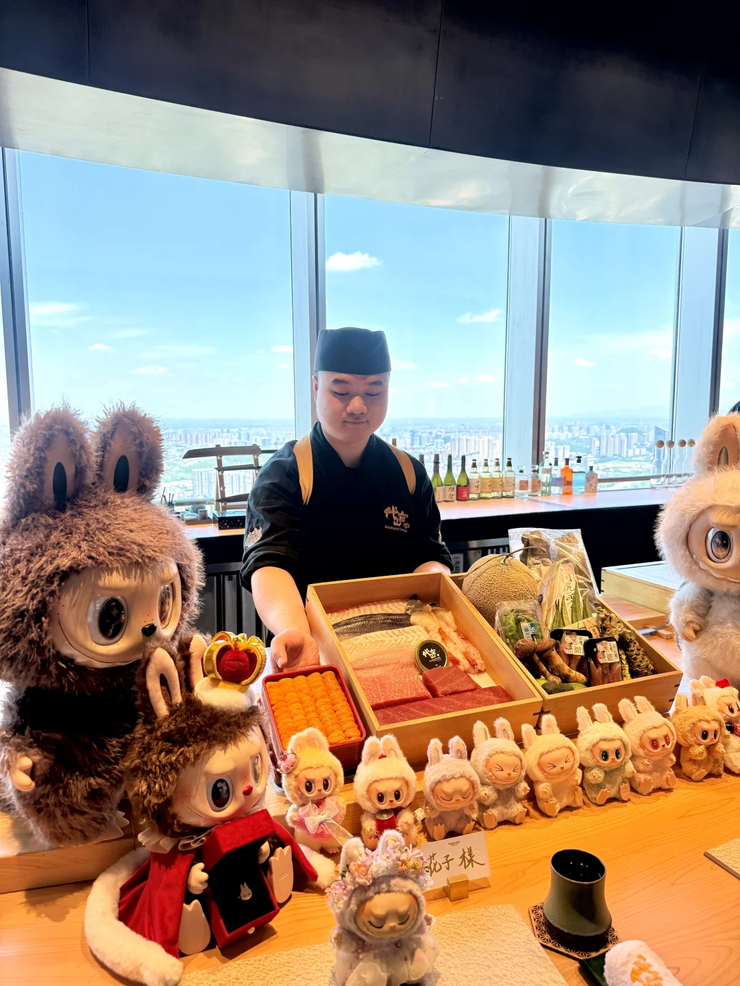 Labubu请你吃omakase啦！云端上的盛宴