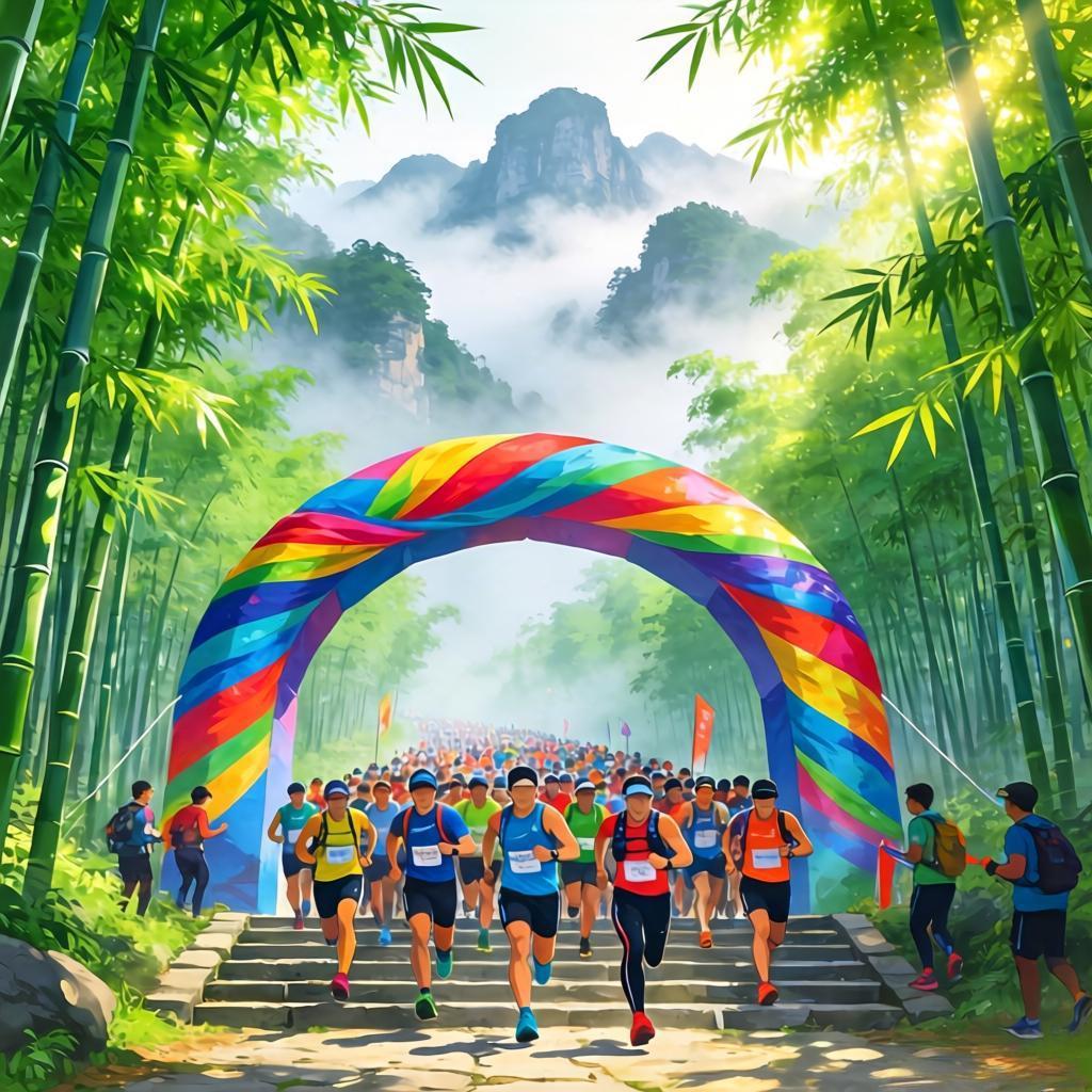 燃动武陵！今天，千名跑者踏遍青山追风去

群山滴翠，风穿峡谷，今日的武陵山，被跑