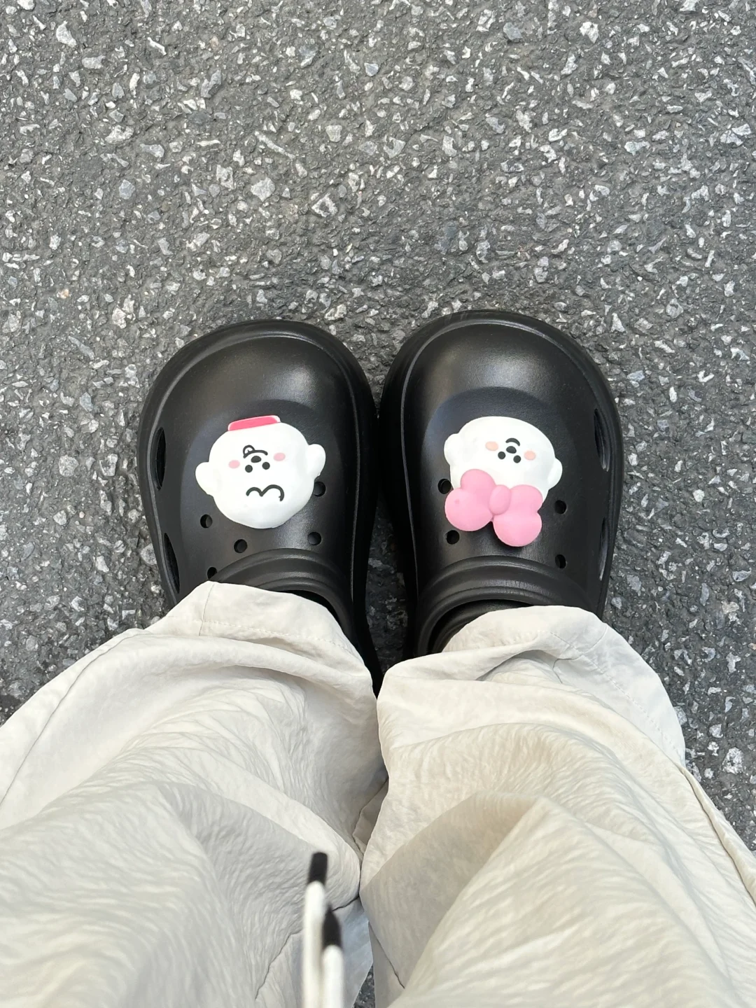 •͈ᴗ⁃͈谁的奈娃修勾洞洞鞋！可爱鼠了🖤