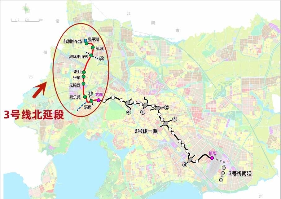 无锡地铁3号线北延规划新增南邮

之前还在吐槽南邮无锡校区选址偏，出门连个共享电