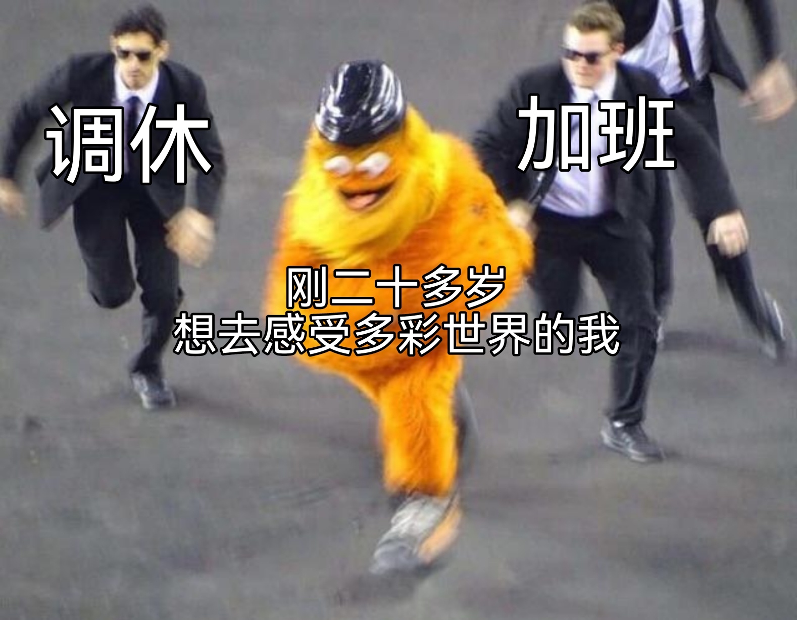 经历了周一的摧残，和将来三天未知的恐惧周二上班的我格外脆弱#今日memes##迷