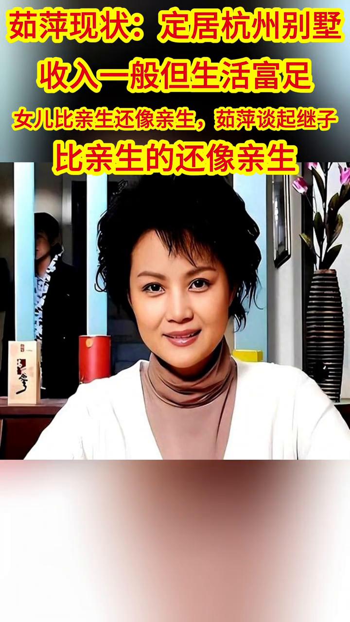 茹萍现状：定居杭州别墅，收入一般但生活富足。女儿比亲生还像亲生，茹萍谈起继子。