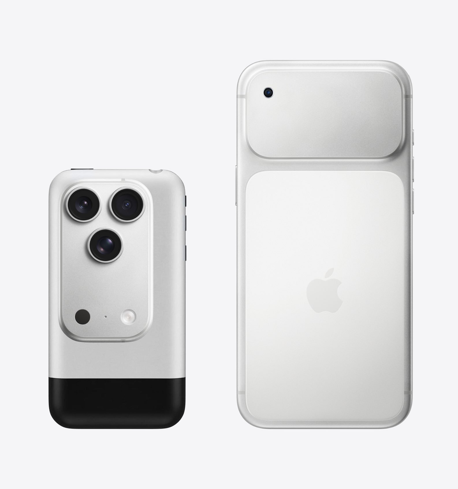 如果把 iPhone 1 和 iPhone 17 Pro Max 的摄像头互换。