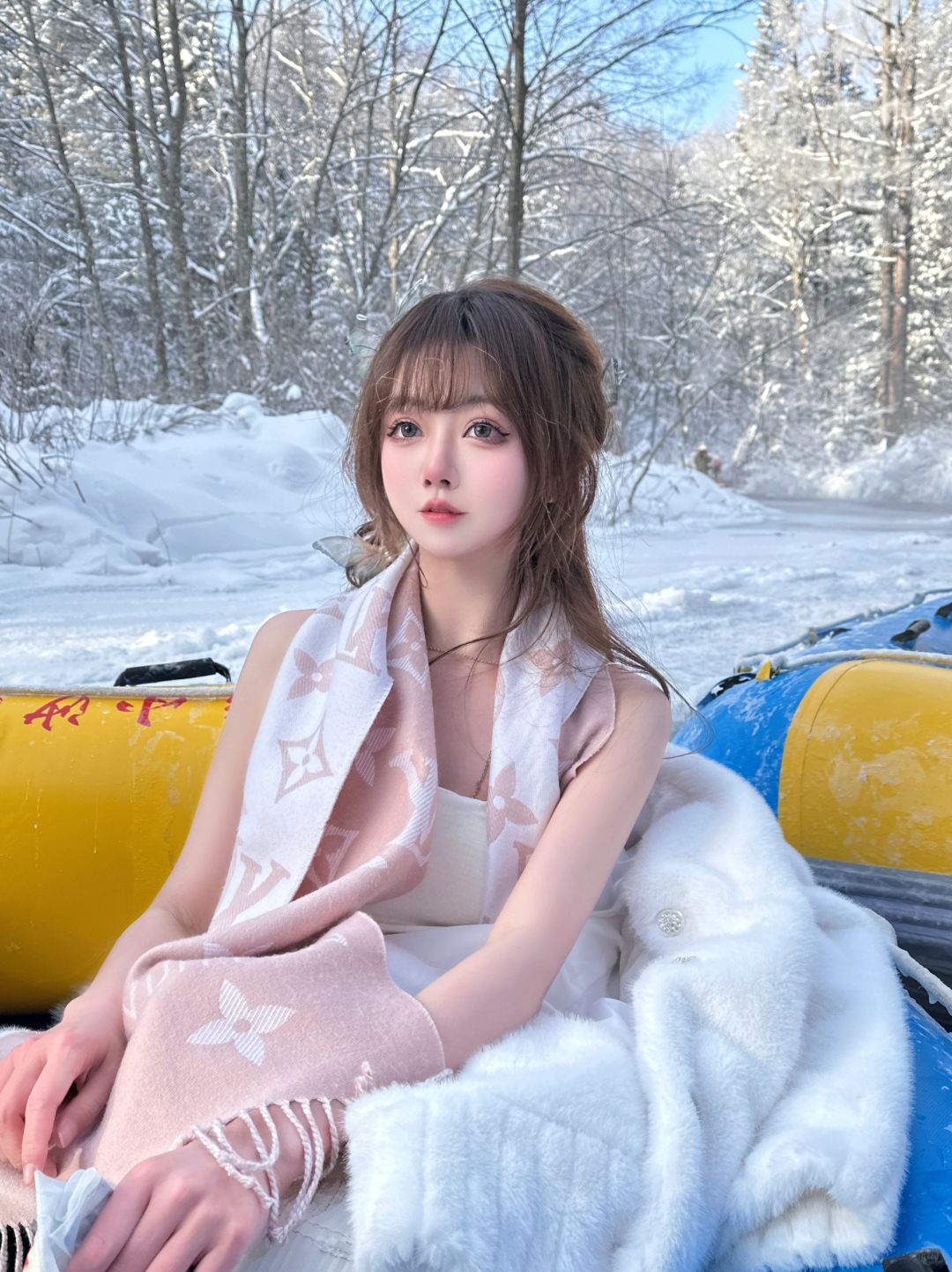 北方的浪漫是零下35°的雾凇给的❄️
