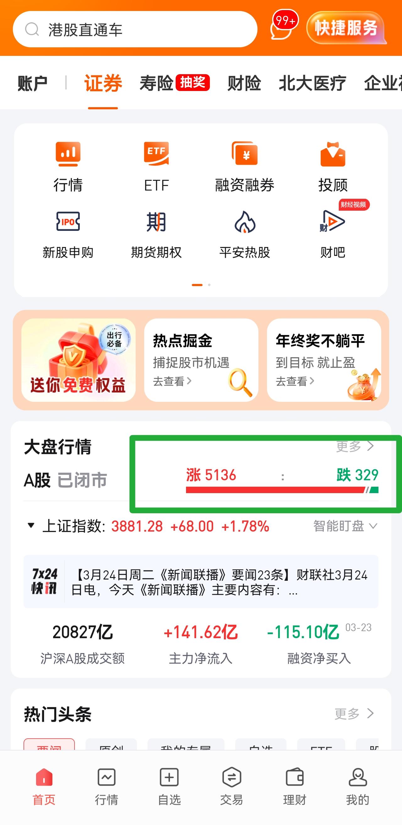 今天，你的翻红了吗？

今天，大A有5136家涨，329家跌。其中，101家涨停