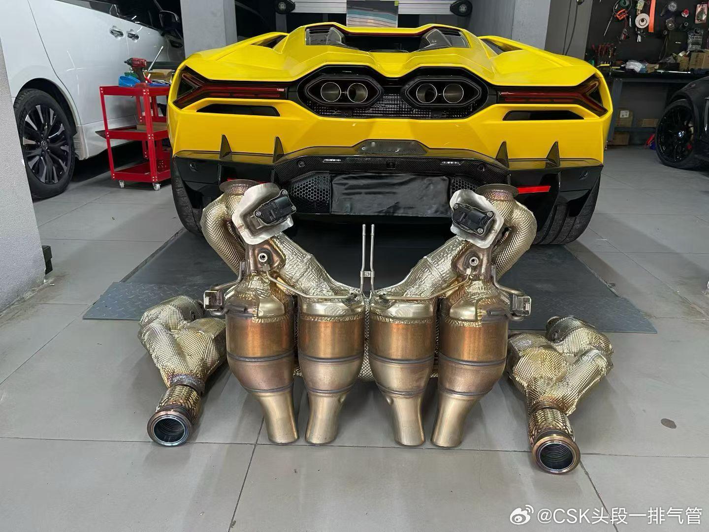 兰博基尼Revuelto 新大牛 CSK高流量三元头段 CSK尾段阀门排气 / 