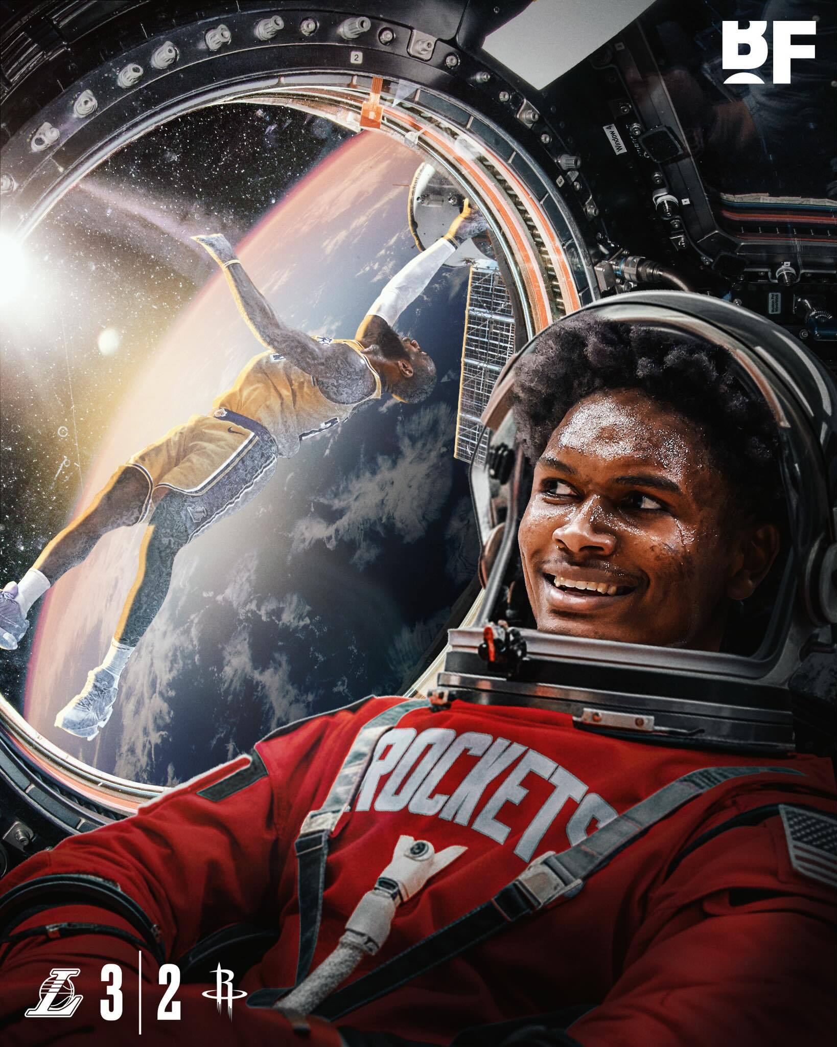 2-3！！首轮G5！火箭99-93战胜湖人！！湖人最多领先11分被逆转，下半场几