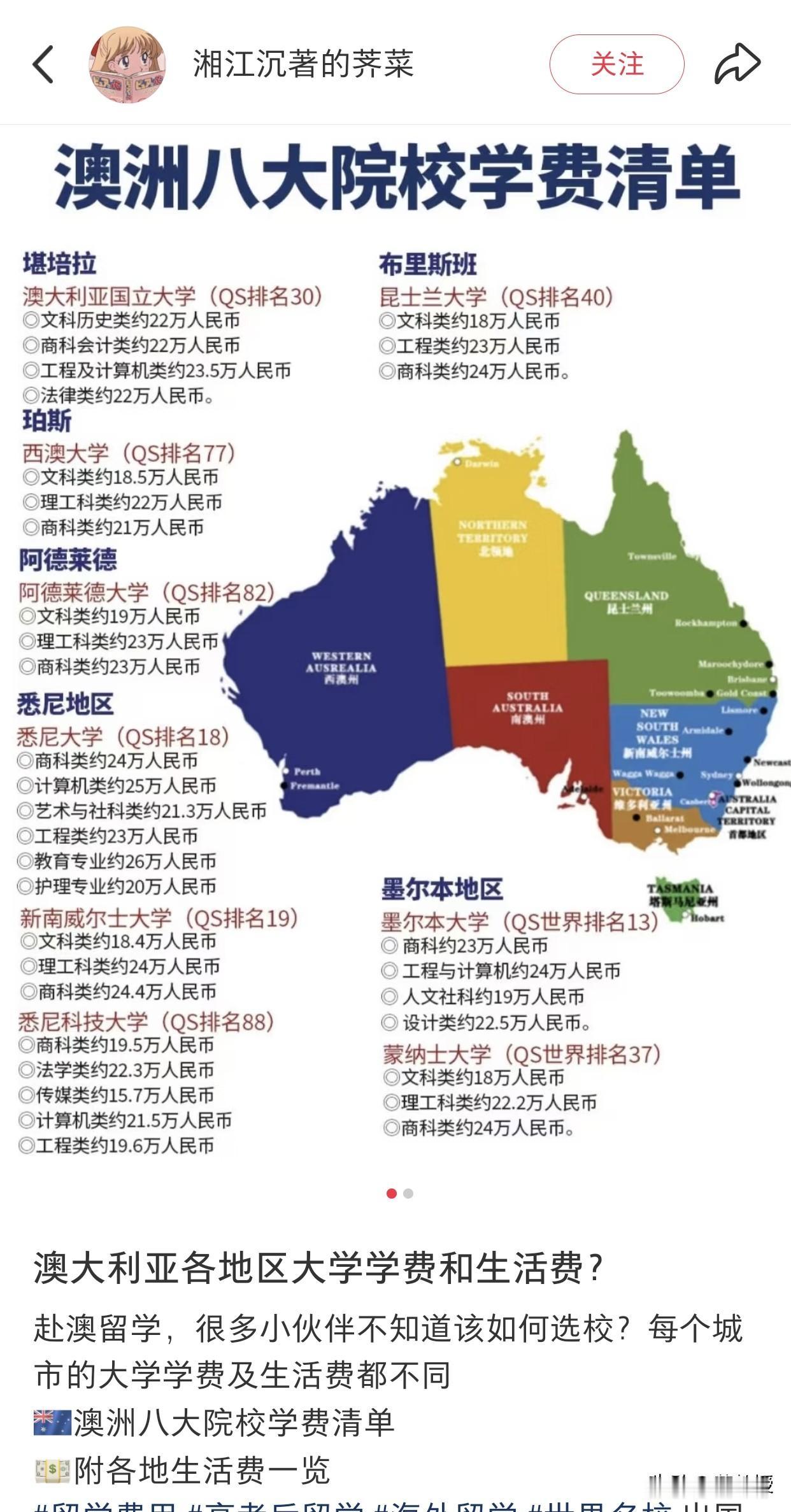 想到澳大利亚留学
家里到底要准备多少钱？[what][what][what]
今