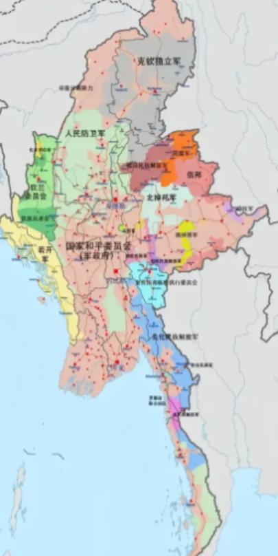 缅甸最大困扰是北方有个大国！缅甸最大的问题，就是划界的时候，吞并了很多不能吞下的