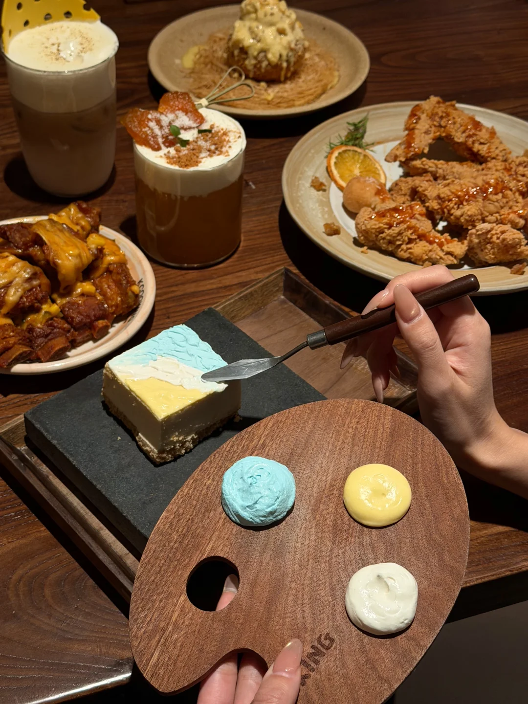 南京新街口…diy油画蛋糕！！