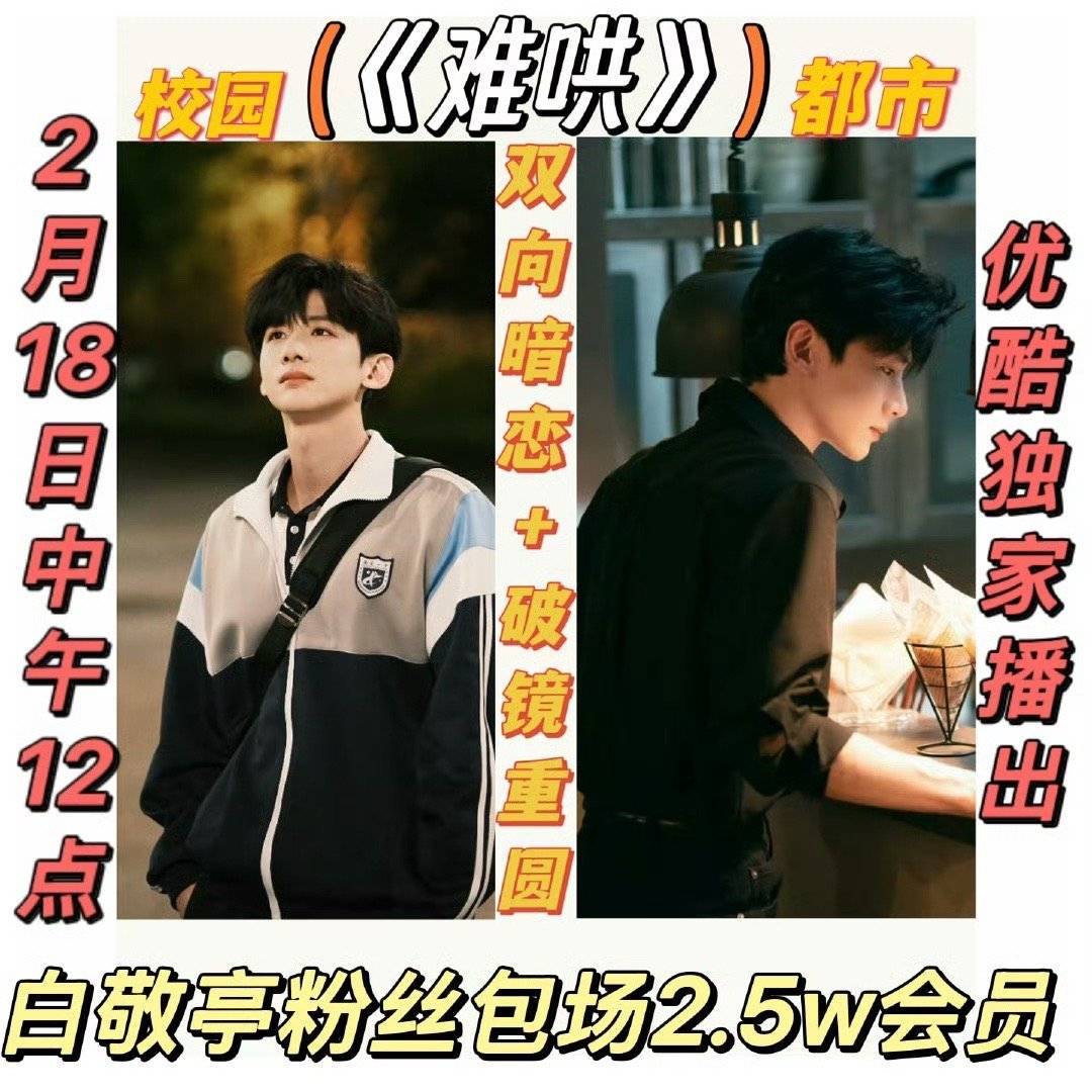 难哄创优酷现偶预约新高 大家不要放过这个小难哄，还没有预约的快来预约2.18中午