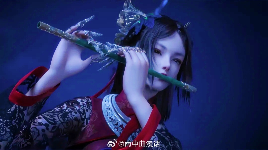少年歌行[超话]二次元招新季少年歌行 慕雨墨的笛子煞是好看啊！纤纤素手挽玉笛，太